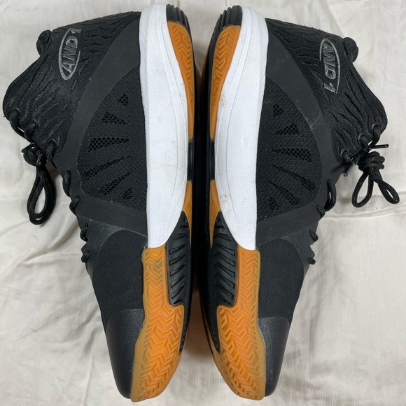 🧡EUC🧡AND 1 Attack Mid Basketball Shoes Black Junebug Gum Size 13 D3009MBZT - Picture 3 of 16